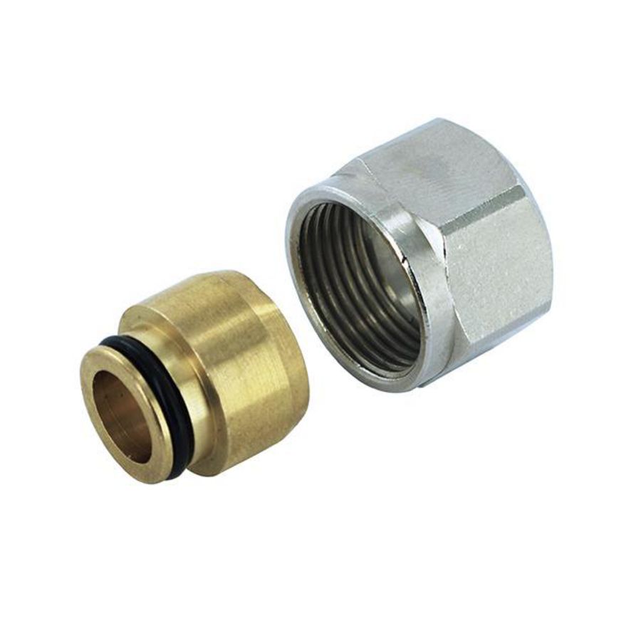 Aansluitkoppeling messing M22-18 VVE=10