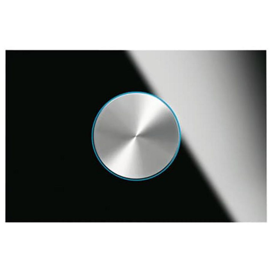 KNX priOn draaibedien 1v c-glas zwart (6341-825-101)