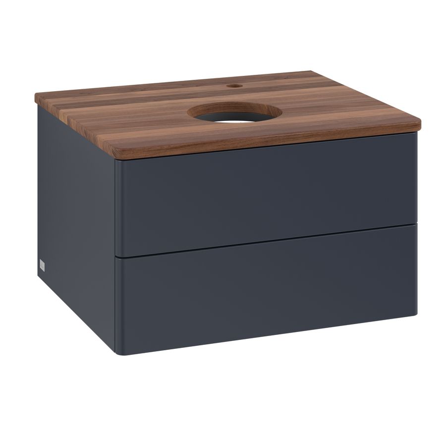 Wastafelonderkast Antao 600x360x500mm Mid.Blue Matt Lacquer K18052HG