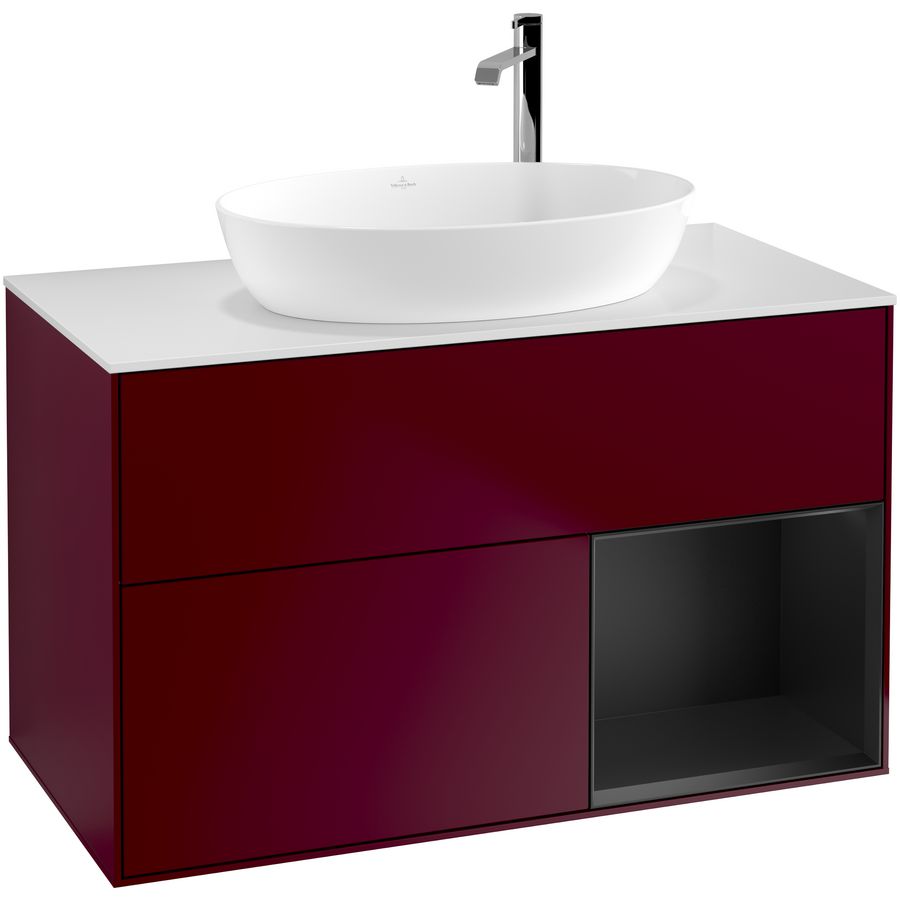 Wastafelonderkast Finion 1000x603x501mm Peony Matt Lacquer F901PDHB
