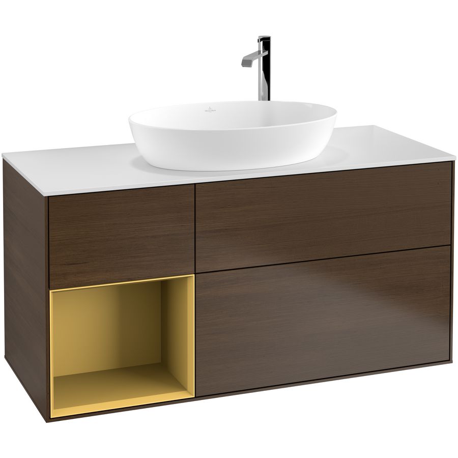 Wastafelonderkast Finion 1200x603x501mm W.Veneer F941HFGN
