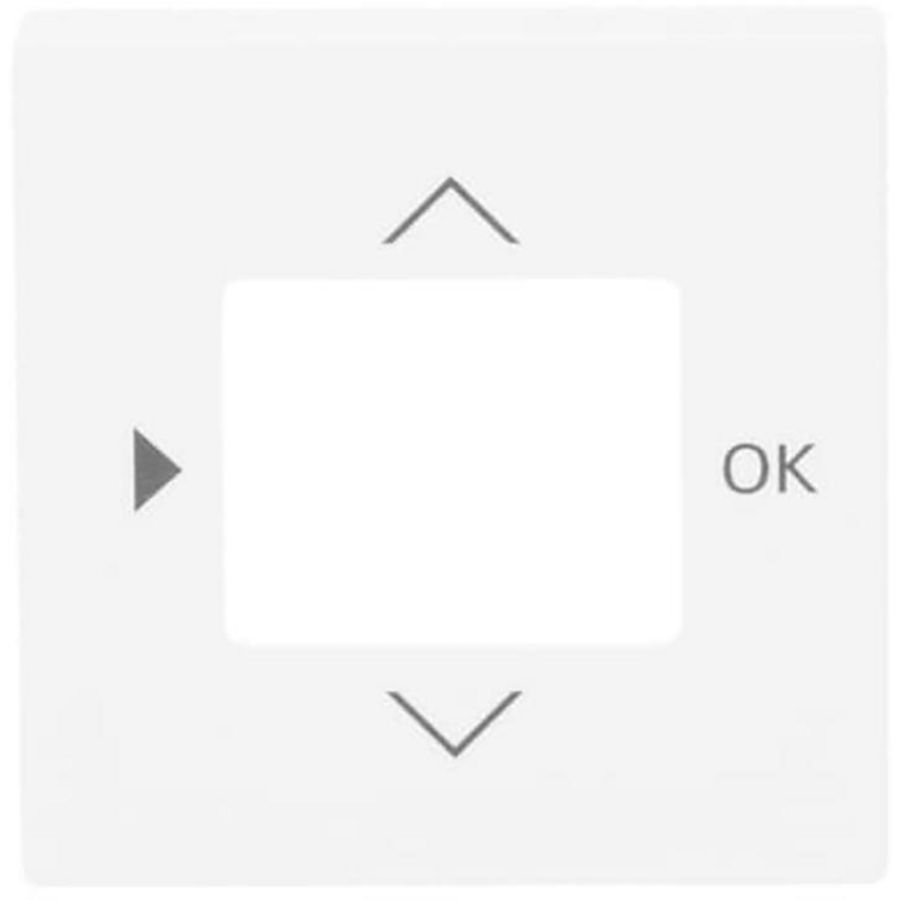 Centraalplaat voor timer/CO2/thermostaat f-matwit (6435-884)