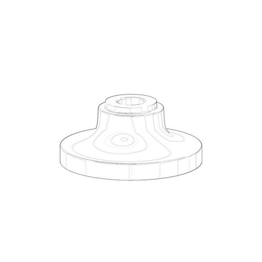 Rozet 58x25,5mm Champagne (22kt Goud)