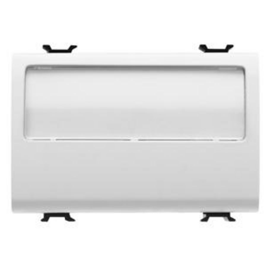 DRUKKNOP+VERLICHT NAAMPLAATJE 250 Vac-NO 10 A-3 MODU VVE=4