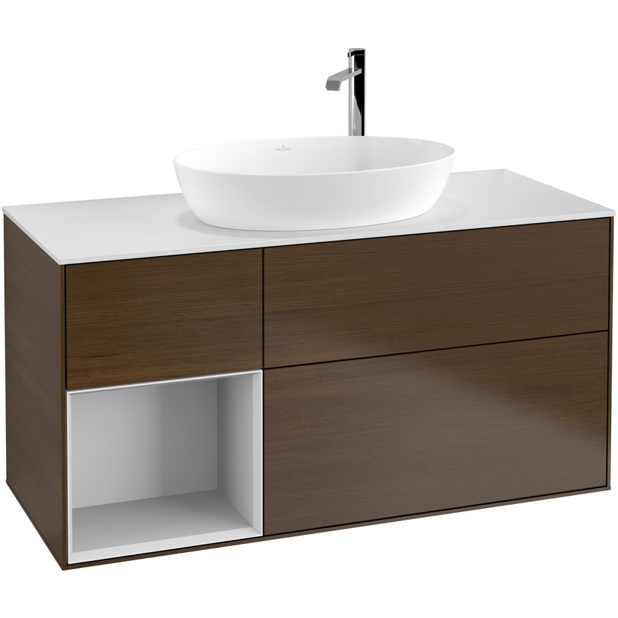 Wastafelonderkast Finion 1200x603x501mm W.Veneer F941MTGN