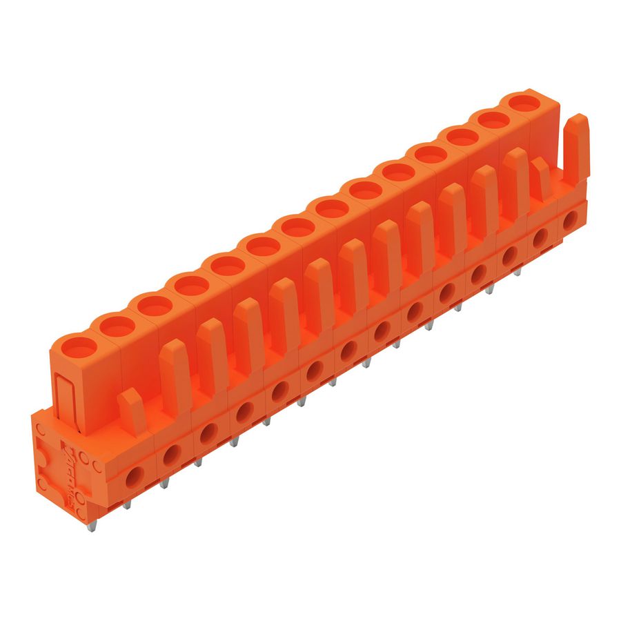 THT FE steker RE raster 5,08mm oranje 232-174 VVE=25
