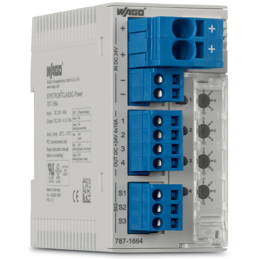 Elektronische beveiligingsschakelaar 4-kan.787-1664/006-1000