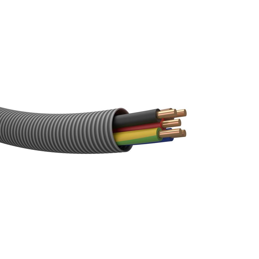 Rol a 100m. voorbedrade buis PROFIT 20 gy VD Eca# 3G2,5+2x1,5mm² (geel/groen-blauw-bruin-zwart-rood)