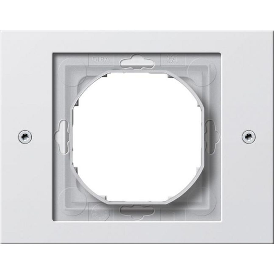 Afdekraam 1-voudig Gira TX_44 (SW IB) zuiver wit