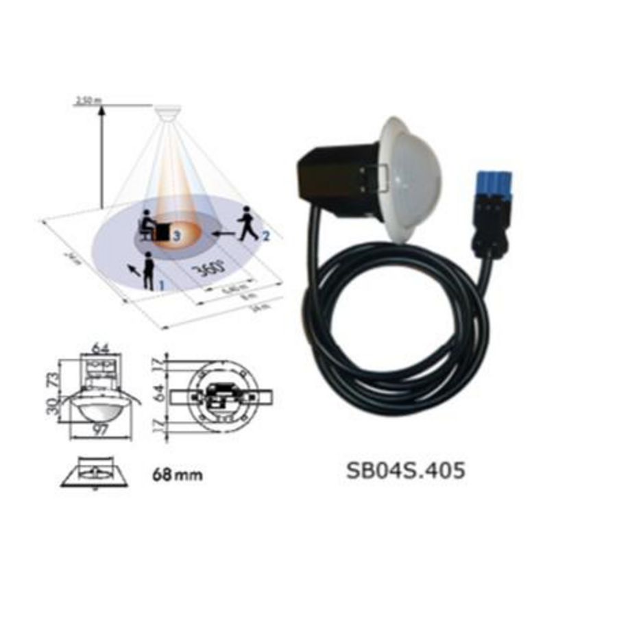 Bewegingsensor SB04s.ib.405 wiel awd 24m GST18I3 BL 5M