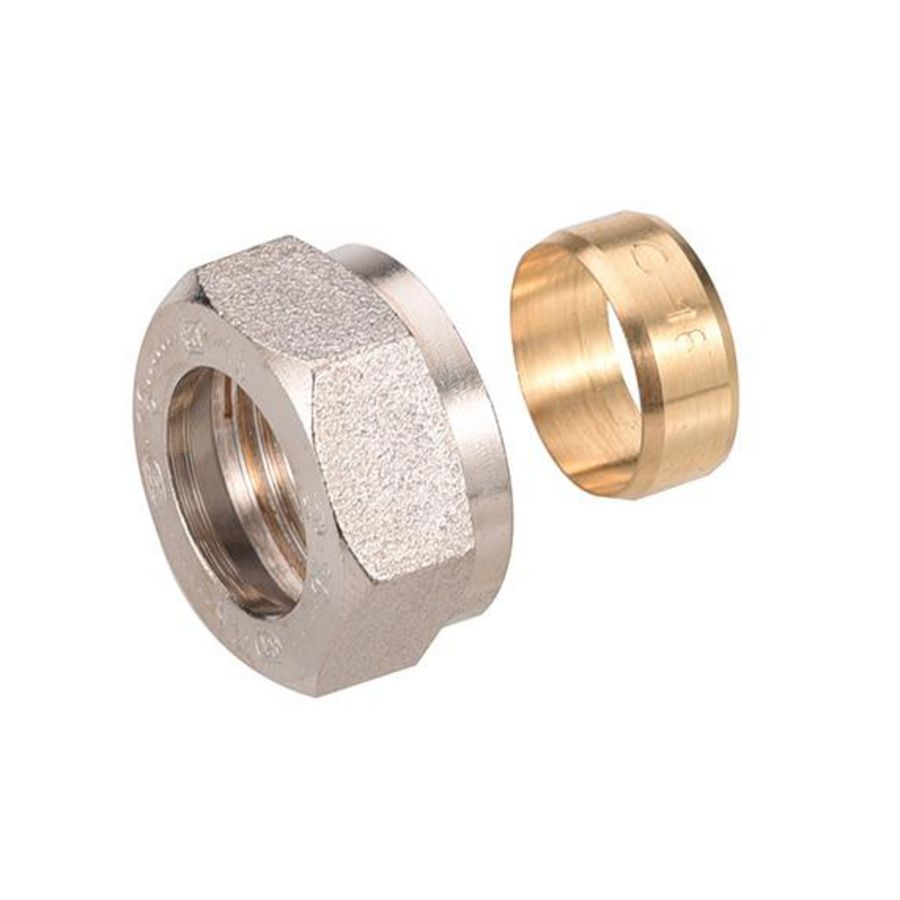Aansluitkoppeling messing M22-16 VVE=10