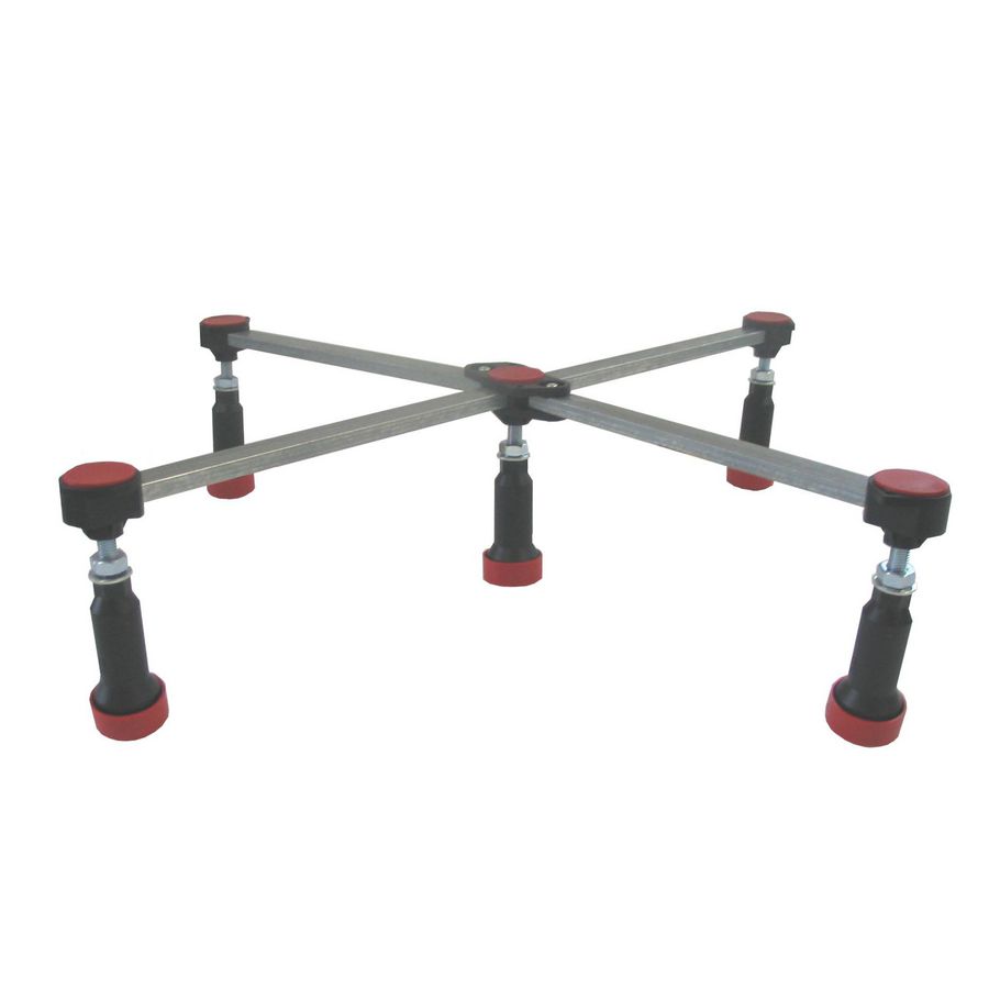 Douchebakpoten 5-punts laag model hoogteverstelling 85-125mm