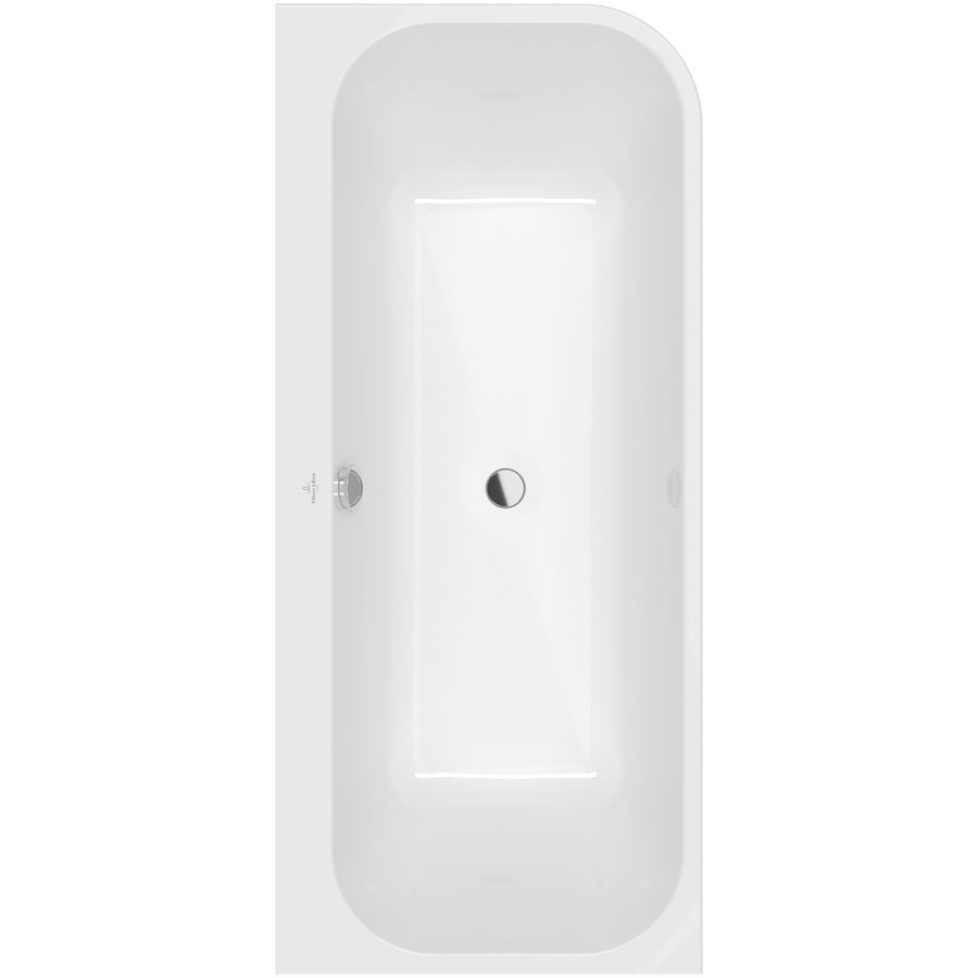 Back-to-wall bad hkinb. LI 750x1700mm W Alpine Architectura