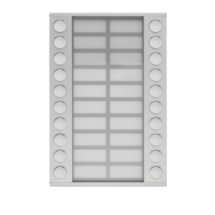 Uitbreidingsmodule 20 bellen in 2 rijen opb.buitenpost 20mm