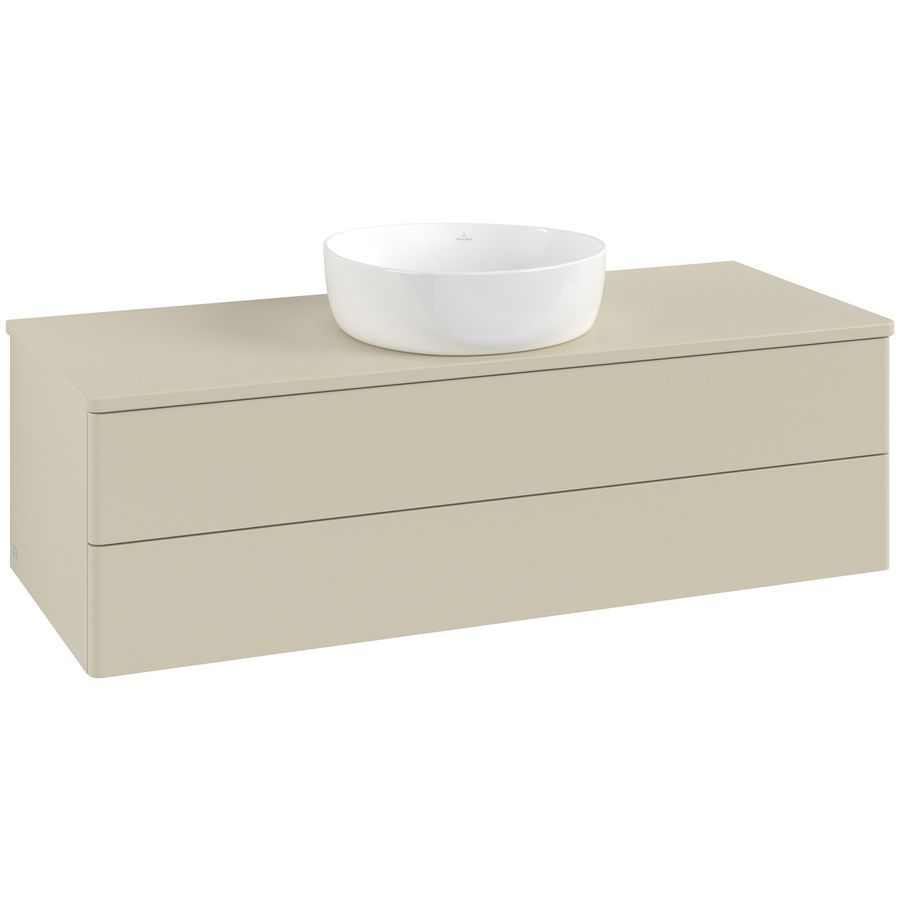 Wastafelonderkast Antao 1200x360x500mm S.Grey Matt Lacquer K21010HJ