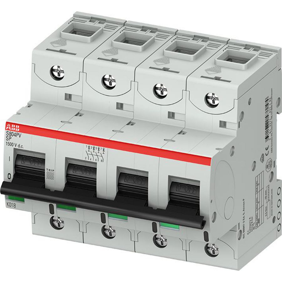 Installatieautomaat S800PV 5kA 4P B-karakteristiek 32A PV