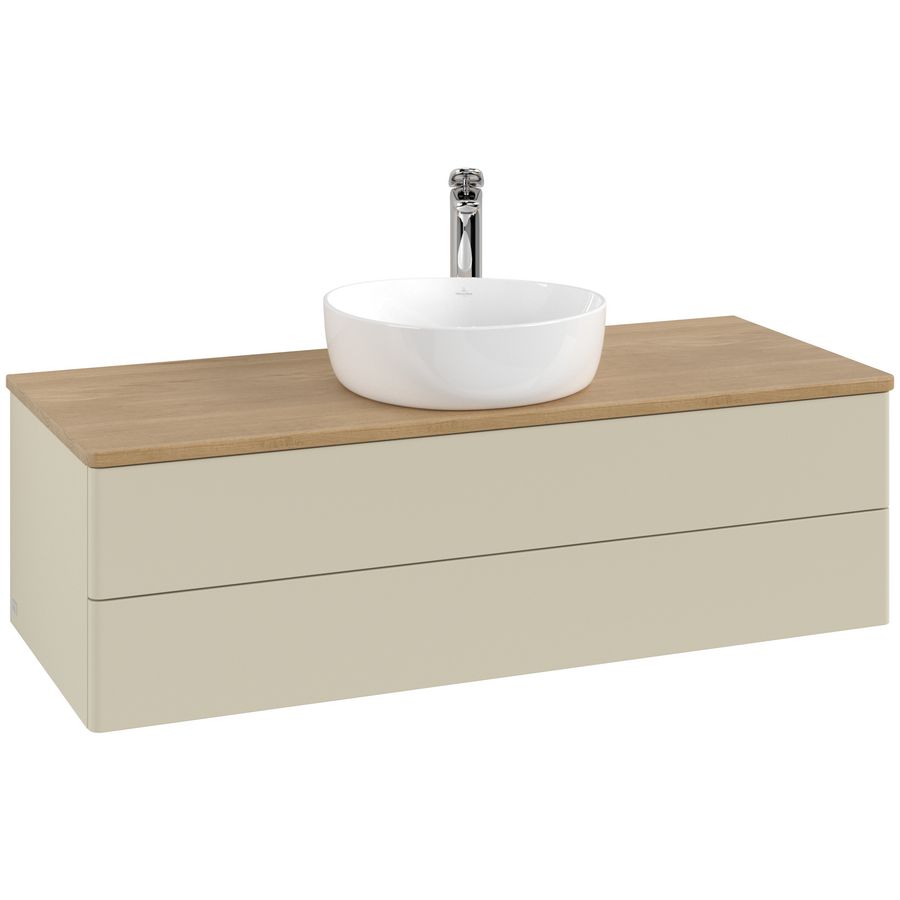 Wastafelonderkast Antao 1200x360x500mm S.Grey Matt Lacquer K21051HJ