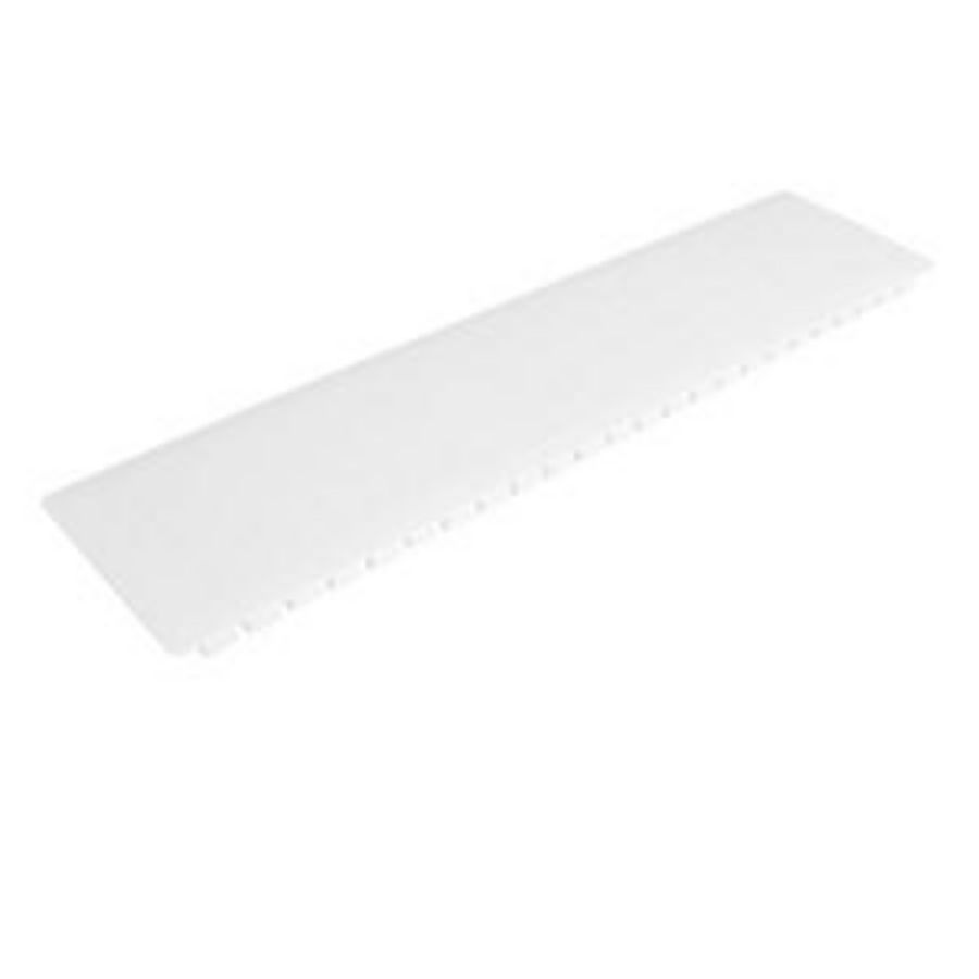 Afdekstrook 220mm RAL9003 wit