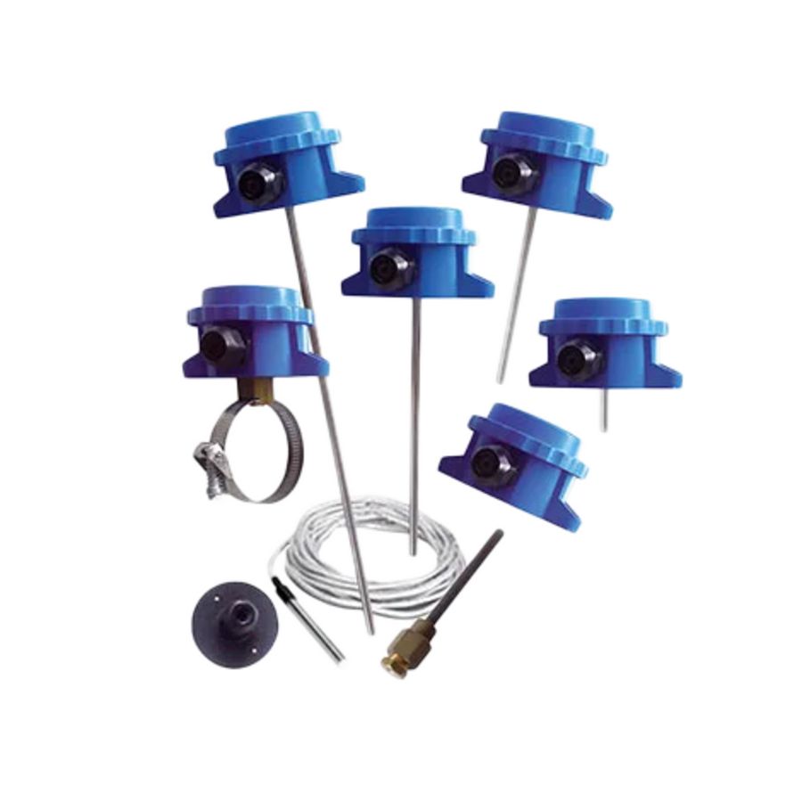 Afstandstemperatuuropnemer 0/+100gr,C met 2m kabel 0-10V