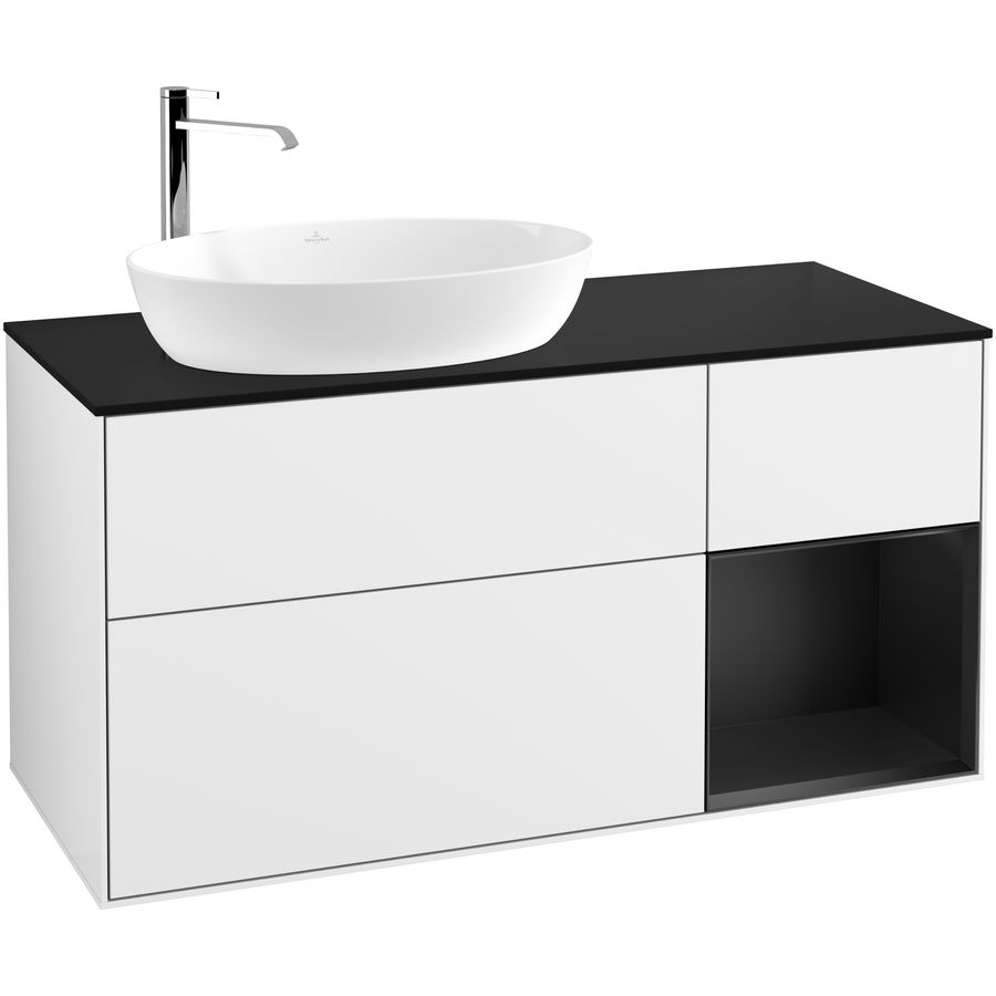 Wastafelonderkast Finion 1200x603x501mm G.White.L F932PDGF