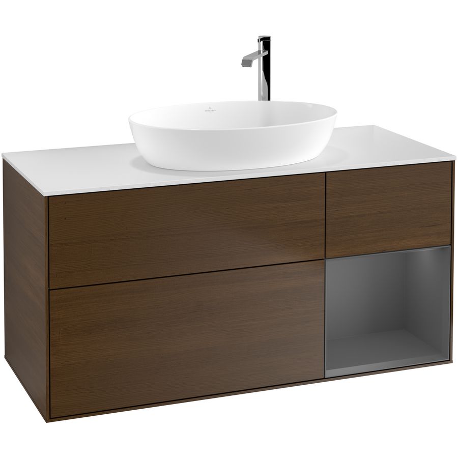 Wastafelonderkast Finion 1200x603x501mm W.Veneer F951GKGN