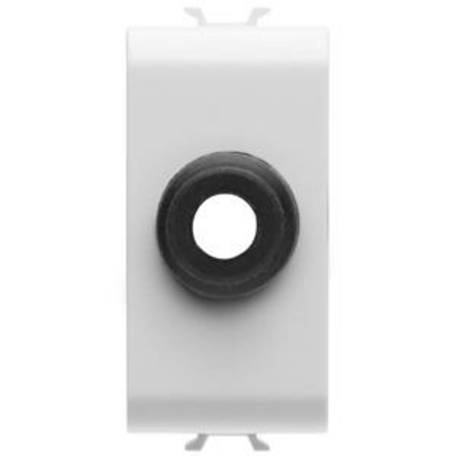 CABLE OUTLET-1 MODULE-SATIN WHITE-CHORUSMART