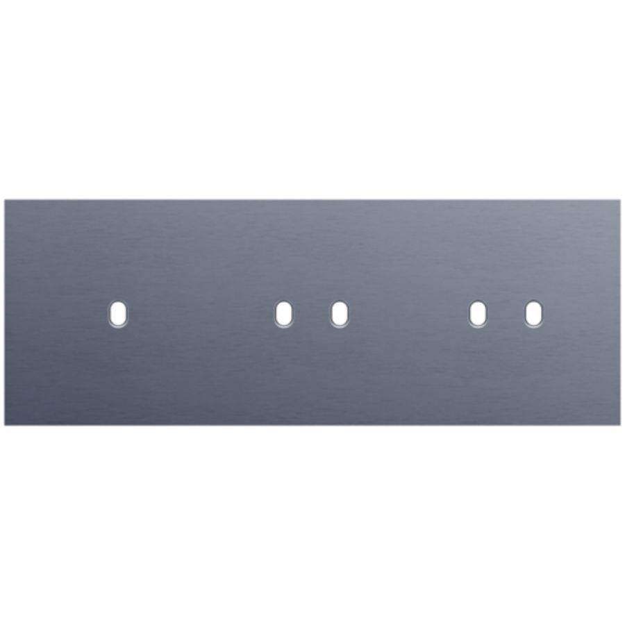 Afdekplaat 3-voud horiz. 71mm centerafst. 226-57703