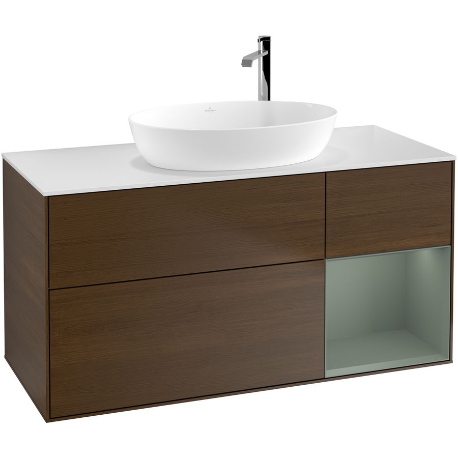 Wastafelonderkast Finion 1200x603x501mm W.Veneer F951GMGN