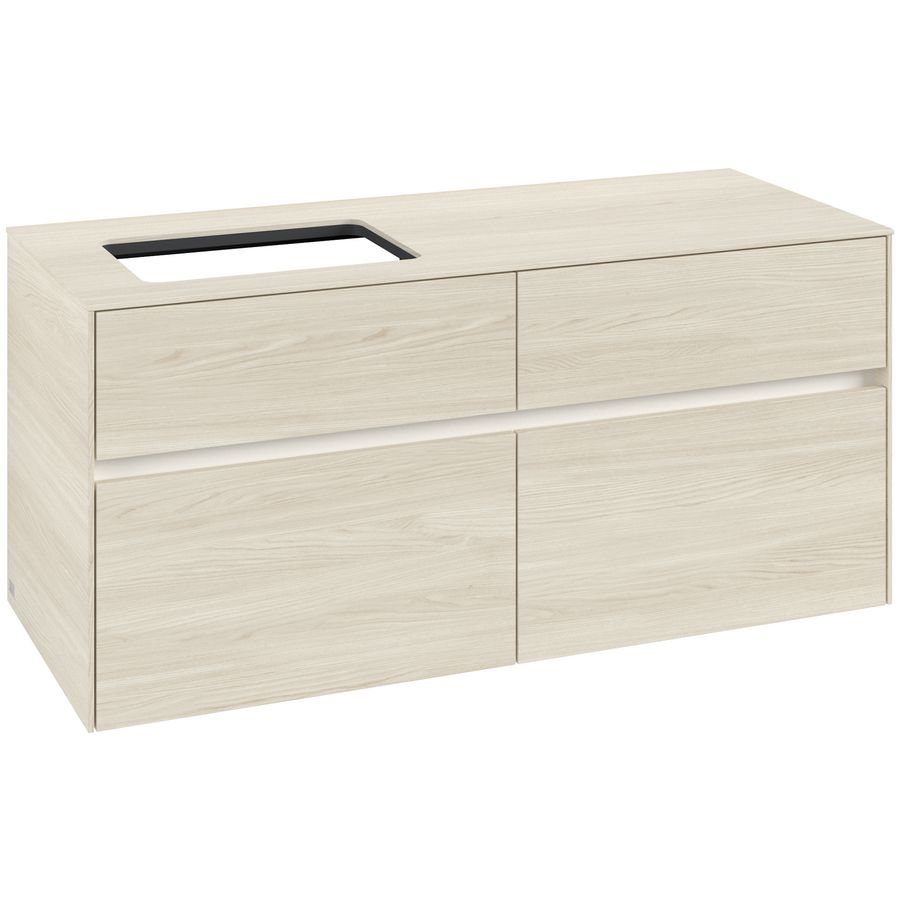 Wastafelonderkast Collaro 1200x548x500mm White Oak C113B0AA
