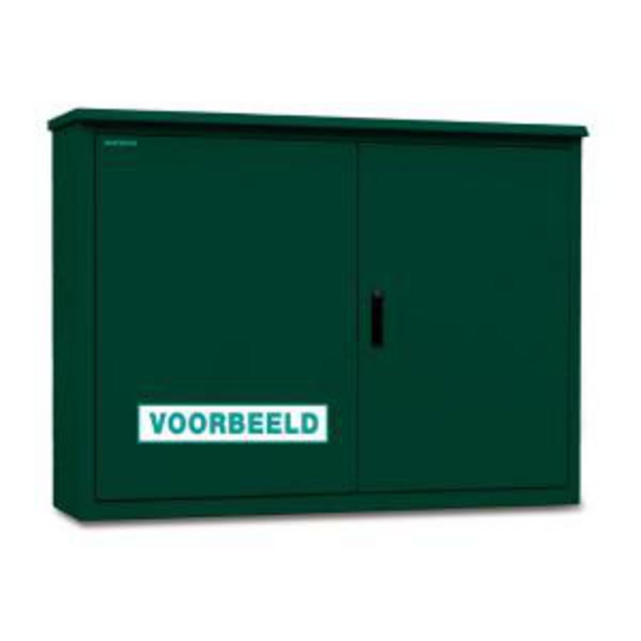 RVS buitenkast 770x600x350+MP
