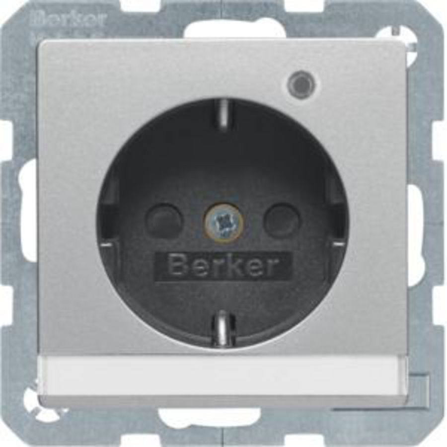 Wandcontactdoos RA controle-led berker Q.1/Q.3/Q.7 alulook
