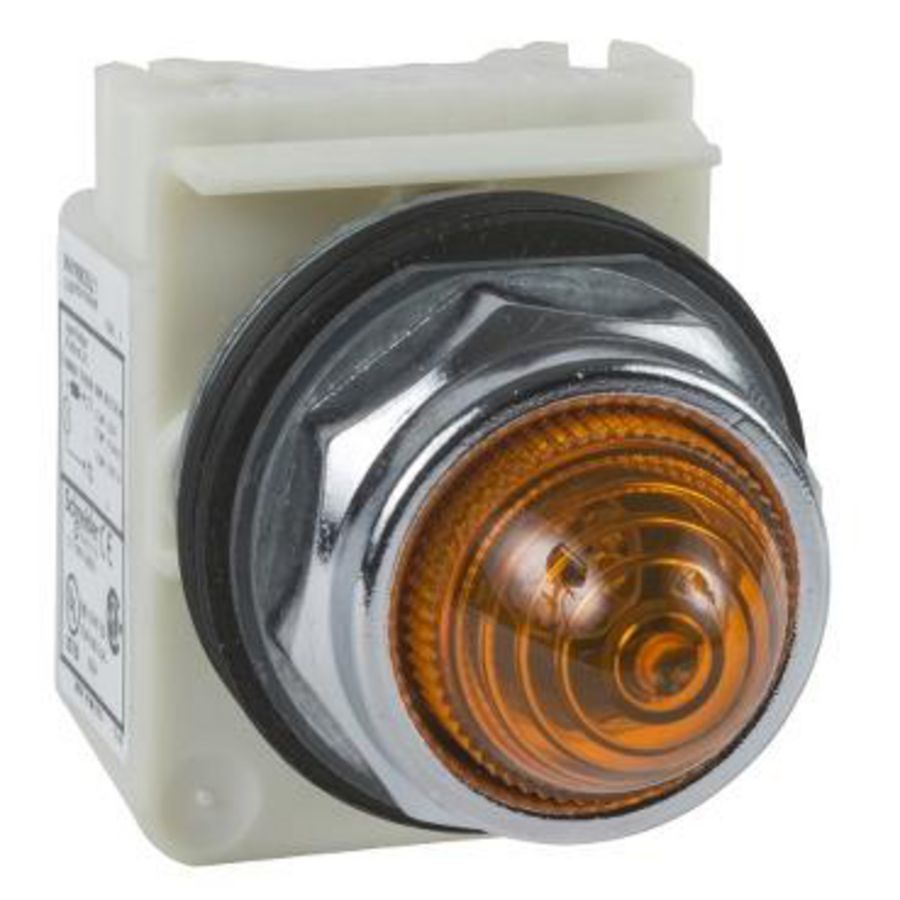 Signaallamp 30mm Gloeilamp 240V AC Koepel len Harmony 9001K