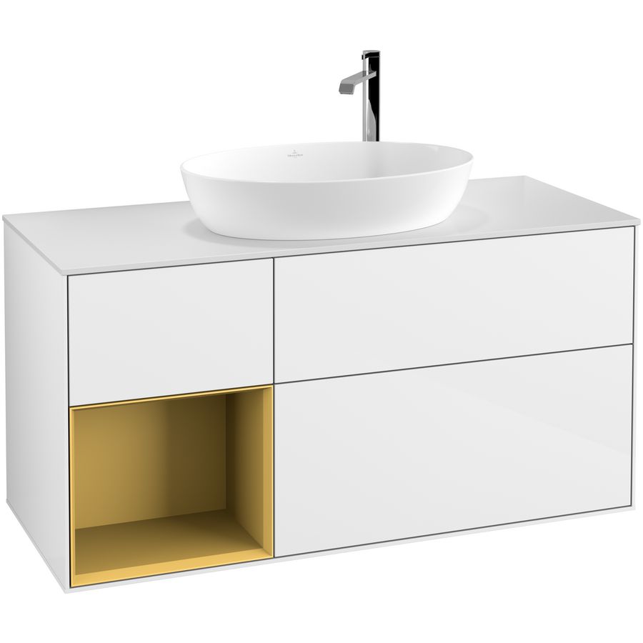 Wastafelonderkast Finion 1200x603x501mm G.White.L F941HFGF