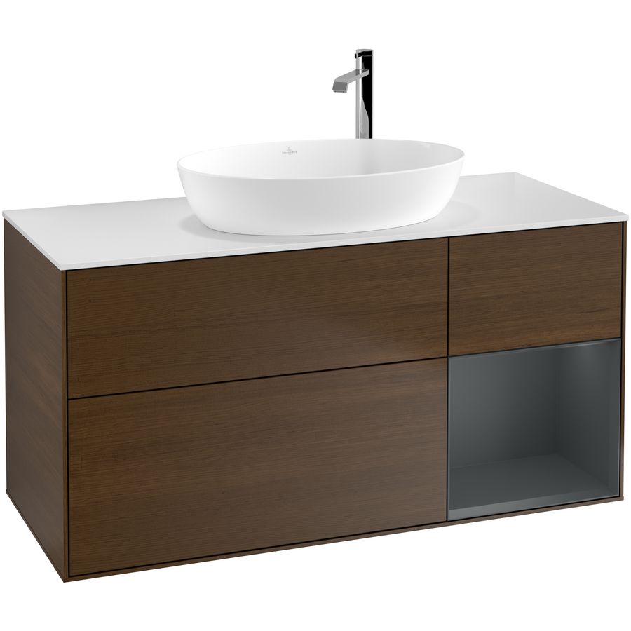 Wastafelonderkast Finion 1200x603x501mm W.Veneer F951HGGN