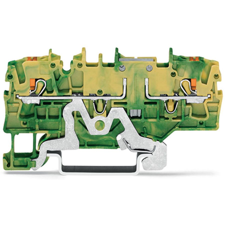 2-draads aardklem Met Druk 2,5 mm2 2202-1907 VVE=50