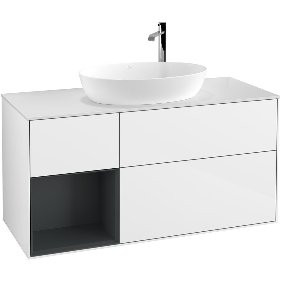 Wastafelonderkast Finion 1200x603x501mm G.White.L F941HGGF