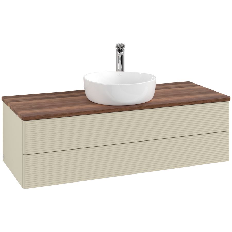 Wastafelonderkast Antao 1200x360x500mm S.Grey Matt Lacquer K21152HJ