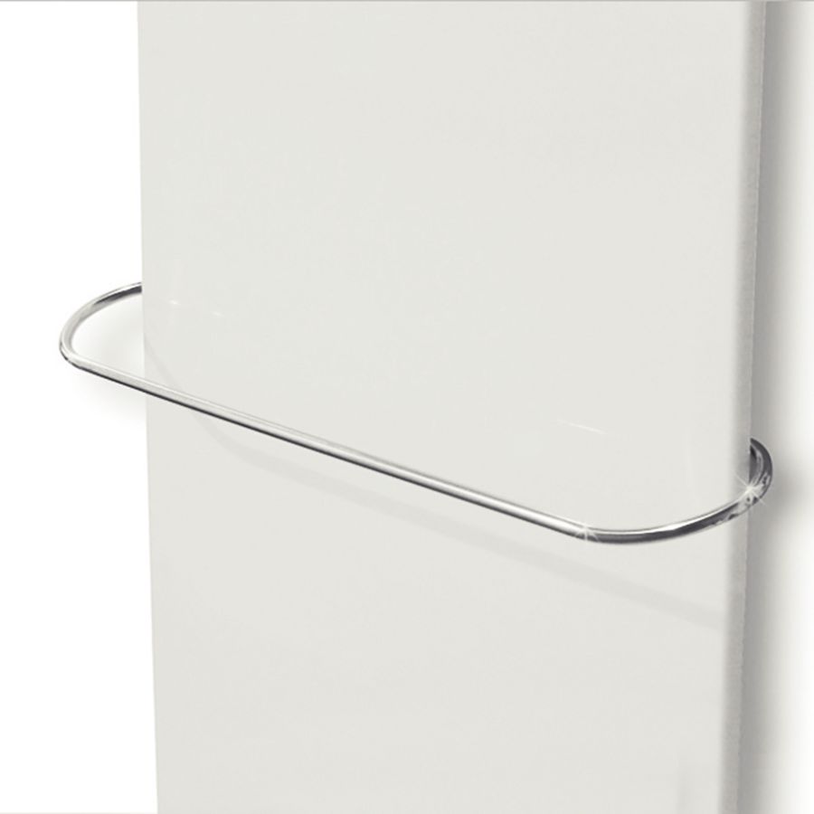 Rechte handdoekbeugel polished stainless steel (l=570