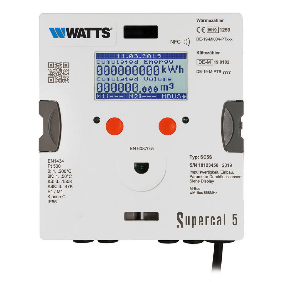 5S 25m3/h, 300mm, DN65, 3 m kabel Supercal