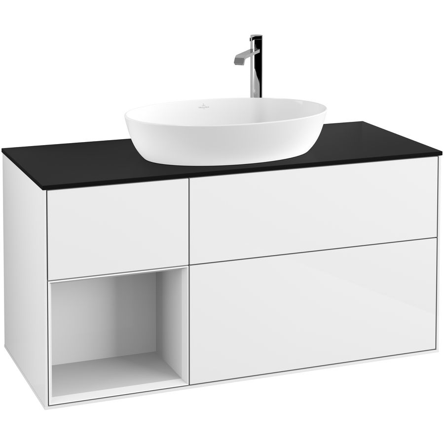 Wastafelonderkast Finion 1200x603x501mm G.White.L F942GFGF