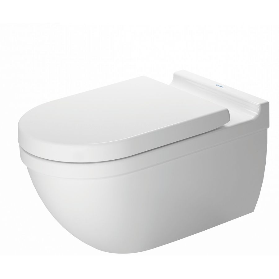 STARCK 3 #222609 wandcloset 620mm wit diepspoel gesloten durafix 3ltr./6ltr. (excl. zitting)