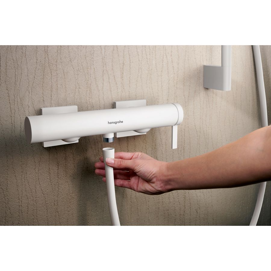 Tecturis E 1-hendel douchekraan opbouw mat wit