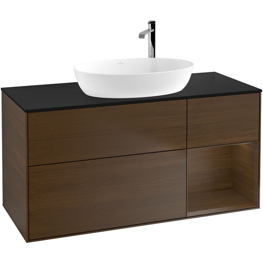 Wastafelonderkast Finion 1200x603x501mm W.Veneer F952GNGN