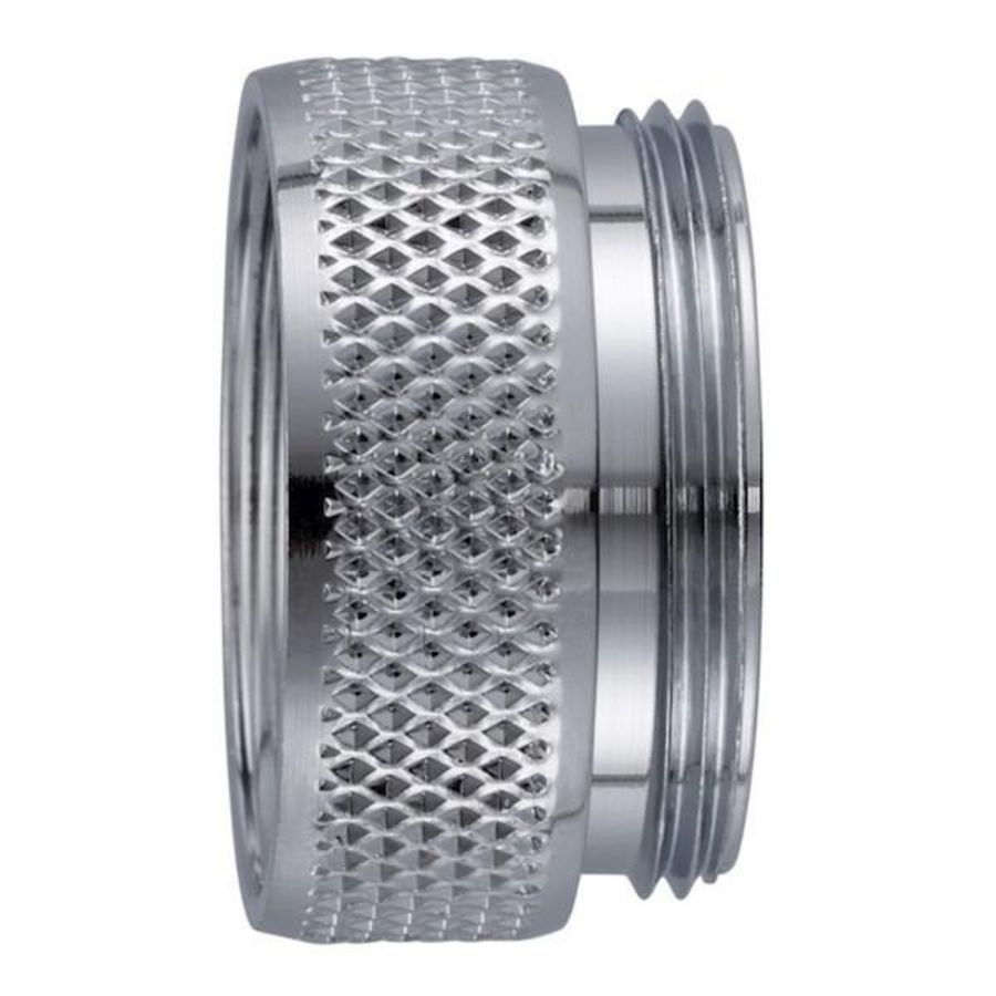 Verloopnippel 1/2"xM22 chroom messing bn.x bt.