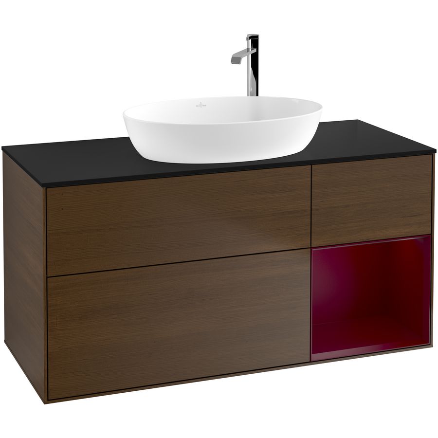 Wastafelonderkast Finion 1200x603x501mm W.Veneer F952HBGN