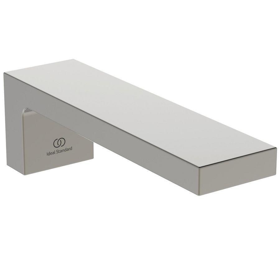 Wanduitloop 175mm silver storm (rvs-look) Extra