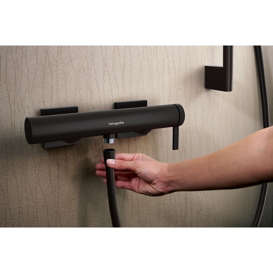 Tecturis E 1-hendel douchekraan opbouw mat zwart