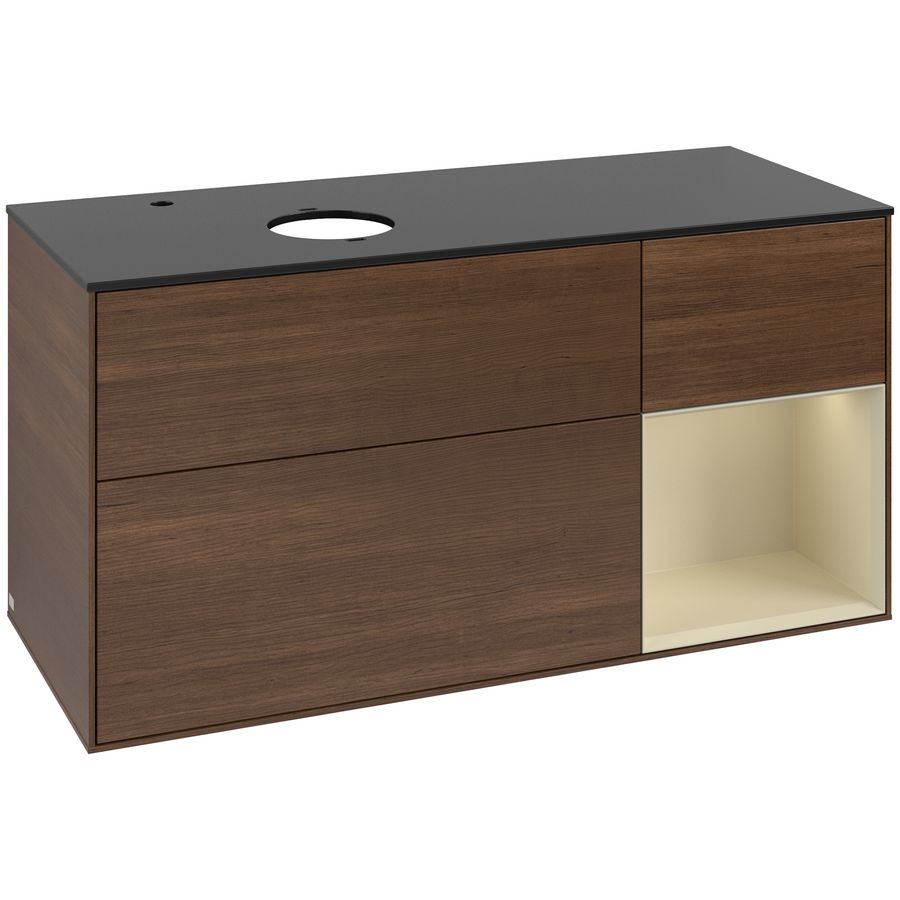 Wastafelonderkast Finion 1200x603x501mm W.Veneer G932HJGN