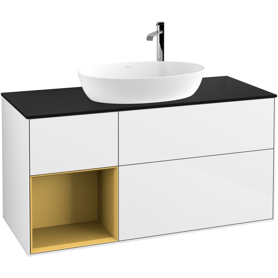 Wastafelonderkast Finion 1200x603x501mm G.White.L F942HFGF