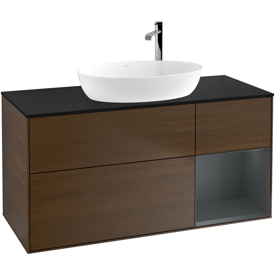 Wastafelonderkast Finion 1200x603x501mm W.Veneer F952HGGN
